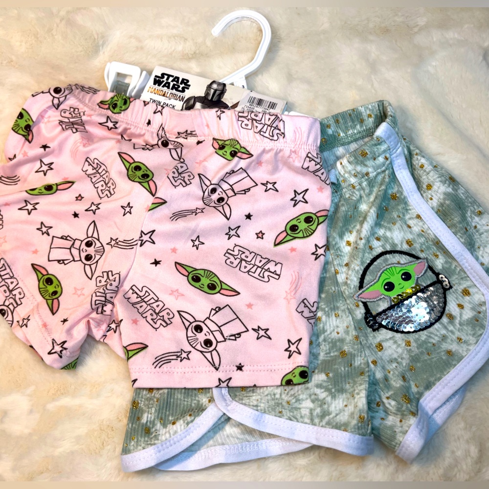 Disney Star Wars Twin Pack girls shorts brand NWT